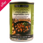 Free & Easy Chick Pea & Vegetable Curry 400g